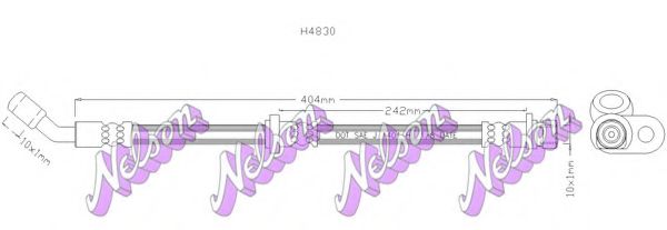 Тормозной шланг Brovex-Nelson H4830