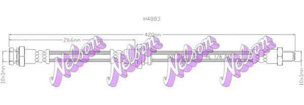 Тормозной шланг Brovex-Nelson H4883