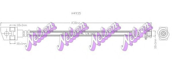 Тормозной шланг Brovex-Nelson H4935