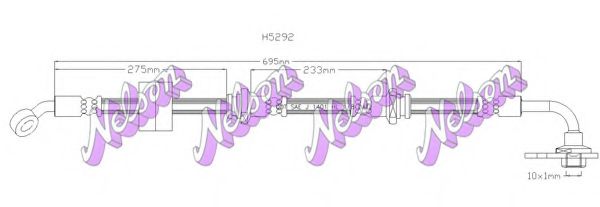 Тормозной шланг Brovex-Nelson H5292