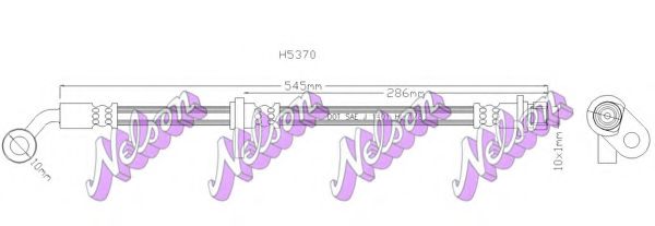 Тормозной шланг Brovex-Nelson H5370