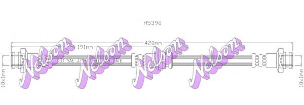 Тормозной шланг Brovex-Nelson H5398