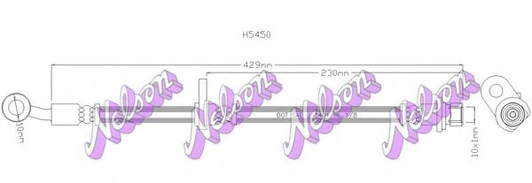 Тормозной шланг Brovex-Nelson H5450