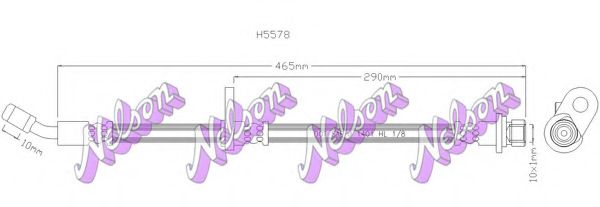 Тормозной шланг Brovex-Nelson H5578