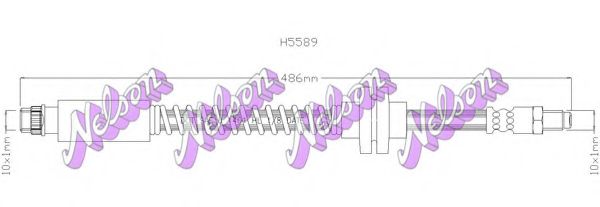 Тормозной шланг Brovex-Nelson H5589