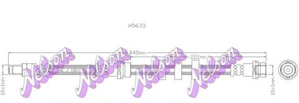 Тормозной шланг Brovex-Nelson H5633