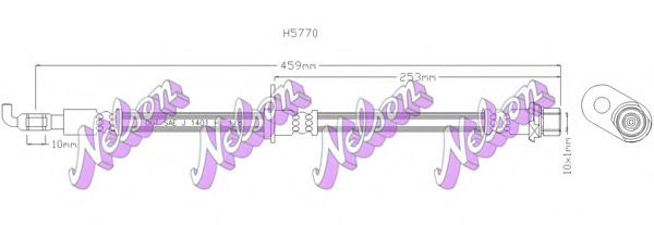 Тормозной шланг Brovex-Nelson H5770