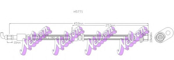 Тормозной шланг Brovex-Nelson H5771