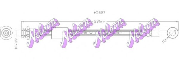 Тормозной шланг Brovex-Nelson H5827