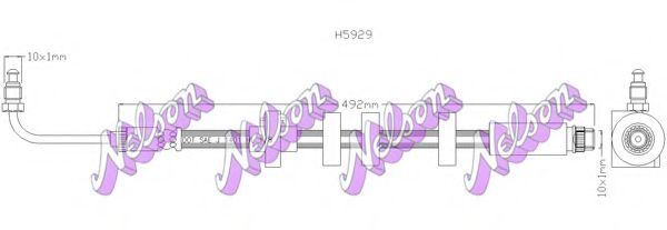 Тормозной шланг Brovex-Nelson H5929