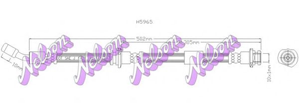 Тормозной шланг Brovex-Nelson H5965