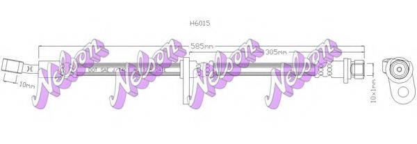 Тормозной шланг Brovex-Nelson H6015