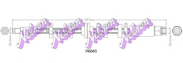 Тормозной шланг Brovex-Nelson H6065