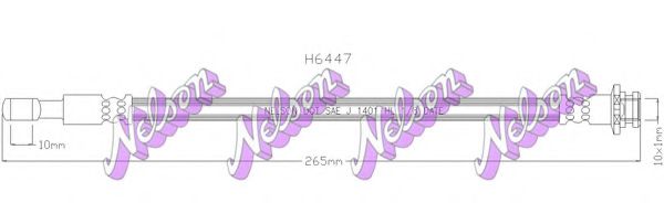Шланг сцепления Brovex-Nelson H6447