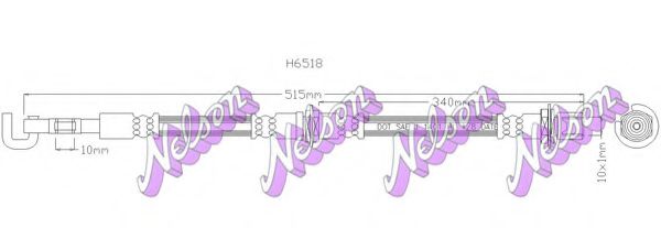 Тормозной шланг Brovex-Nelson H6518