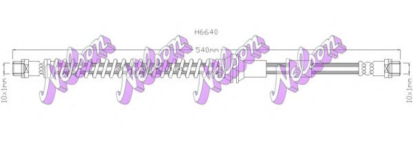 Тормозной шланг Brovex-Nelson H6640