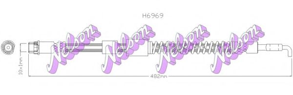 Тормозной шланг Brovex-Nelson H6969