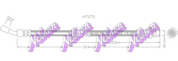 Тормозной шланг Brovex-Nelson H7070