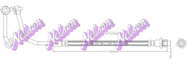 Тормозной шланг Brovex-Nelson H7266