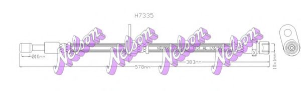 Тормозной шланг Brovex-Nelson H7335