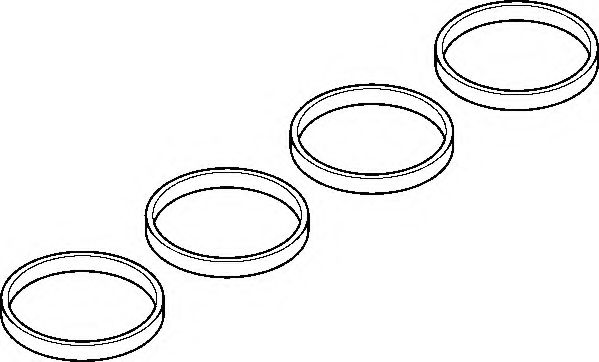 Комплект прокладок, впускной коллектор WILMINK GROUP WG1189814