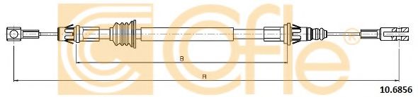 Трос, стояночная тормозная система COFLE 10.6856