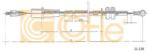 Тросик газа COFLE 11.128