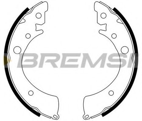 Комплект тормозных колодок BREMSI 1300