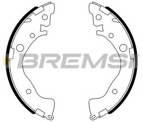 Комплект тормозных колодок BREMSI 2719