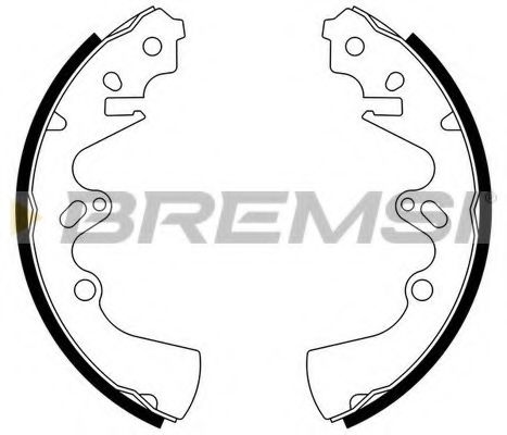 Комплект тормозных колодок BREMSI 2735
