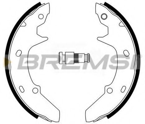 Комплект тормозных колодок ECHLIN INTERNATIONAL 501