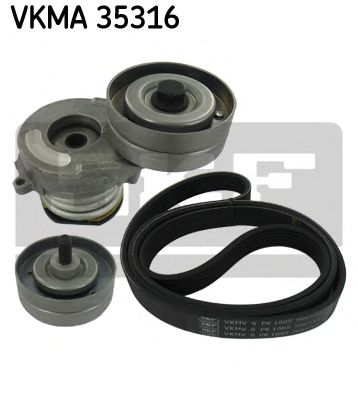Поликлиновой ременный комплект SKF VKMA 35316