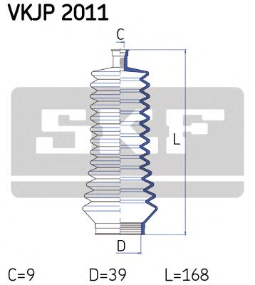 Комплект пылника, рулевое управление SKF VKJP 2011