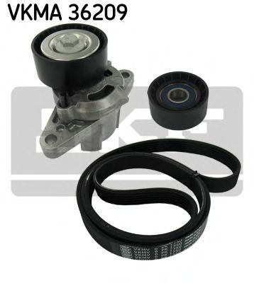 Поликлиновой ременный комплект SKF VKMA 36209