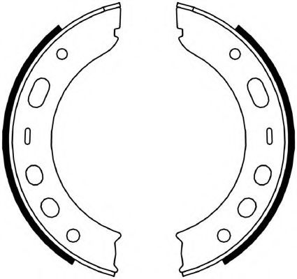 Комплект тормозных колодок, стояночная тормозная система FERODO FSB4056