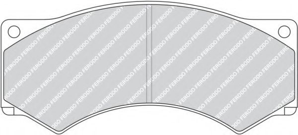 Комплект тормозных колодок, дисковый тормоз FERODO FCV376