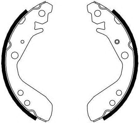 Комплект тормозных колодок FERODO FSB689