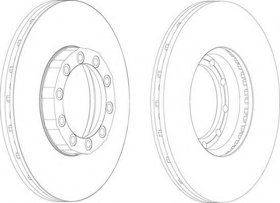 Тормозной диск FERODO FCR169A