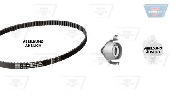 Водяной насос + комплект зубчатого ремня OPTIBELT KT 1286 W1