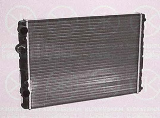 Радиатор, охлаждение двигателя KLOKKERHOLM 9504302130