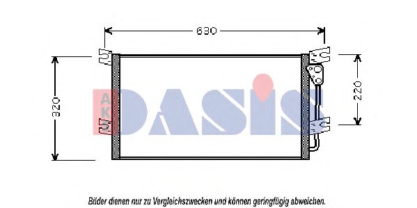 Конденсатор, кондиционер AKS DASIS 142004N