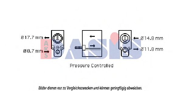 Расширительный клапан, кондиционер AKS DASIS 840150N