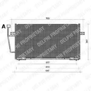 Конденсатор, кондиционер DELPHI TSP0225204