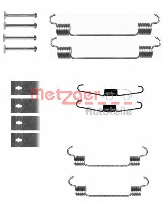 Комплектующие, тормозная колодка METZGER 105-0833