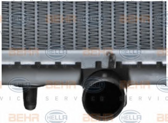 Радиатор, охлаждение двигателя BEHR HELLA SERVICE 8MK376717531