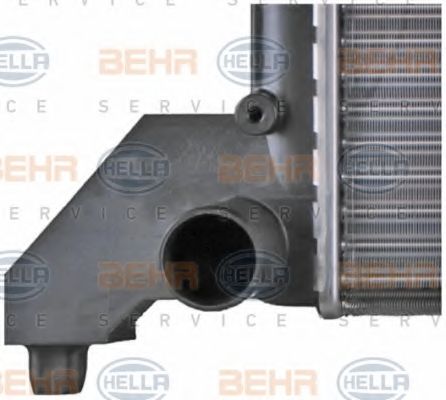 Радиатор, охлаждение двигателя BEHR HELLA SERVICE 8MK376719701