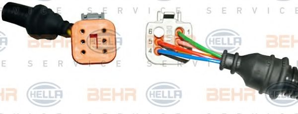 Сцепление, вентилятор радиатора BEHR HELLA SERVICE 8MV376730091