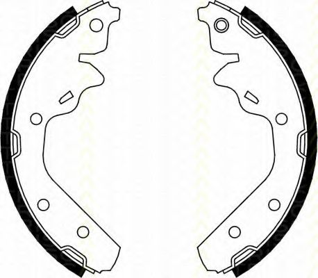 Комплект тормозных колодок TRISCAN 8100 10592