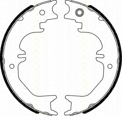 Комплект тормозных колодок, стояночная тормозная система TRISCAN 8100 13050