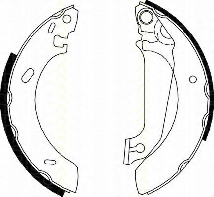 Комплект тормозных колодок TRISCAN 8100 16536